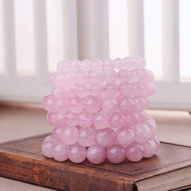 Браслет из натурального розового хрусталя Zhaowang peach blossom женский браслет из розового хрусталя маленький свежий и простой ювелирный подарок в виде одного круга Изображение 1