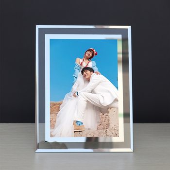 Wholesale A4 Crystal Glass Photo Frame 6 Inches 7inch 8inch A4 Crystal Glass Honor Certificate Photo Frame