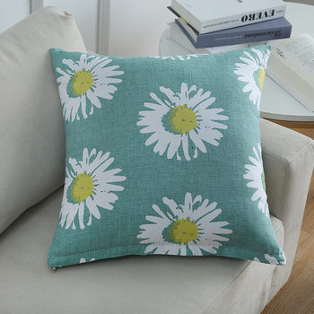 Sofa pillow case without core 60 square household cotton cushion living room cotton pillow case backrest 65 Wholesale