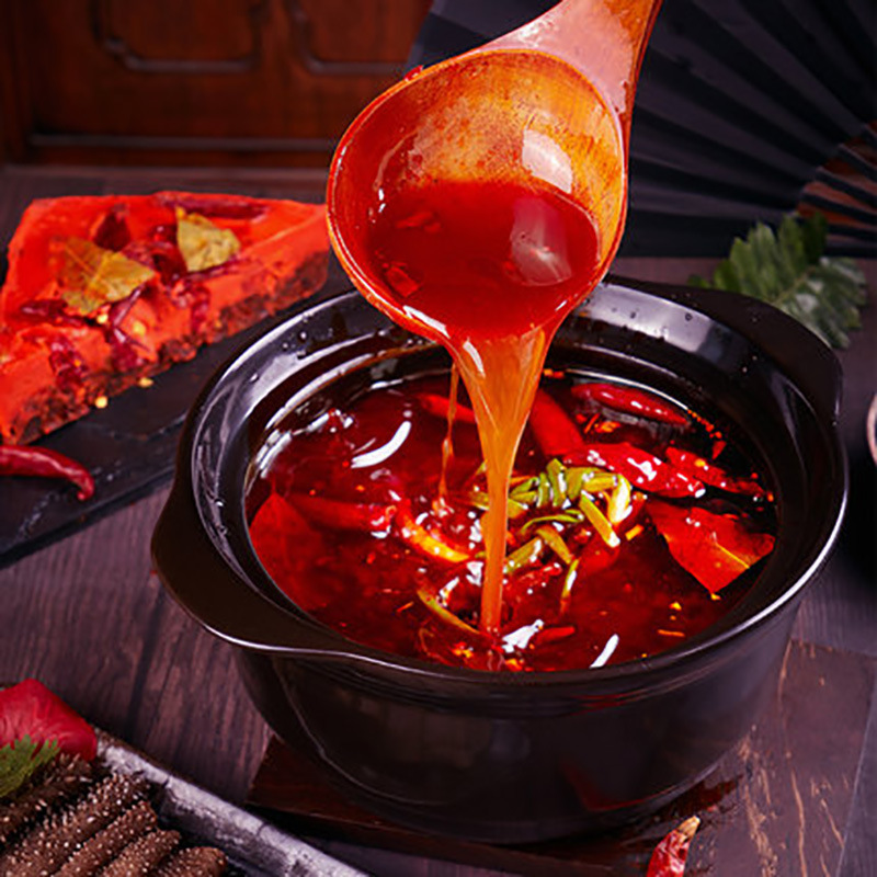 Chongqing butter hot pot base material factory commercial 50g small package spicy hot pot seasoning wholesale small hot pot material