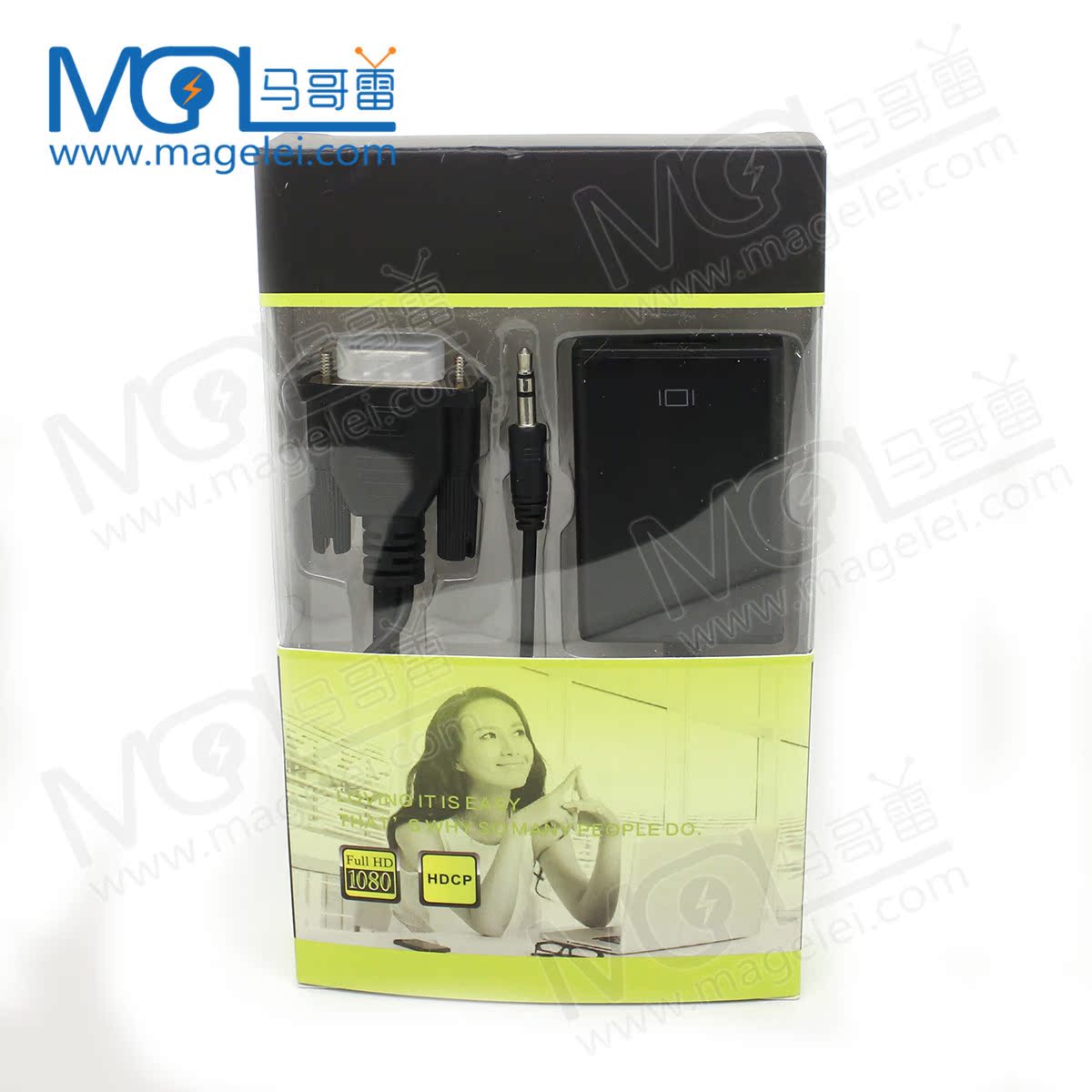 VGA to HDMI with audio converter VGA revolution HDMI mother computer to TV HD cable