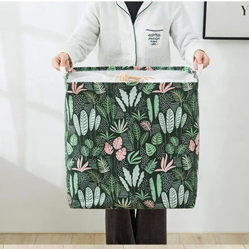 Big Mac non-woven fabric storage basket waterproof sundries folding drawstring laundry basket large dirty clothes storage bag