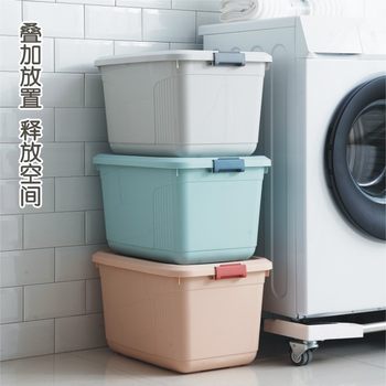 Household Large Plastic Storage Box Bedroom Multi-Functional Clothing Quilt Toy Storage Box Car Handle Storage Box