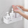 Creative Hole-free Wall Hanging Kitchen Finishing Rack Bathroom Storage Shelf Toilet Plastic Storage Rack