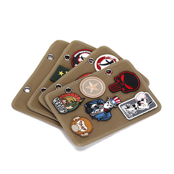 Velcro Flatmaking Board Military Fan Morale Stamp Tactical Storage Board Armband Adhesive Board Hanging Board Stamp Cloth Display Cloth