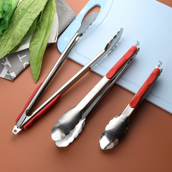 Stainless Steel Food Clip Creative Tools Thickened Food Clip Buffet Clip Bread Clip Barbecue Clip Hot Sale
