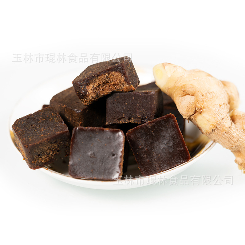 Brown sugar ginger tea Guangxi Brown Sugar Factory wholesale old ginger ginger brown sugar ginger mother Brown sugar Guangxi soil brown sugar