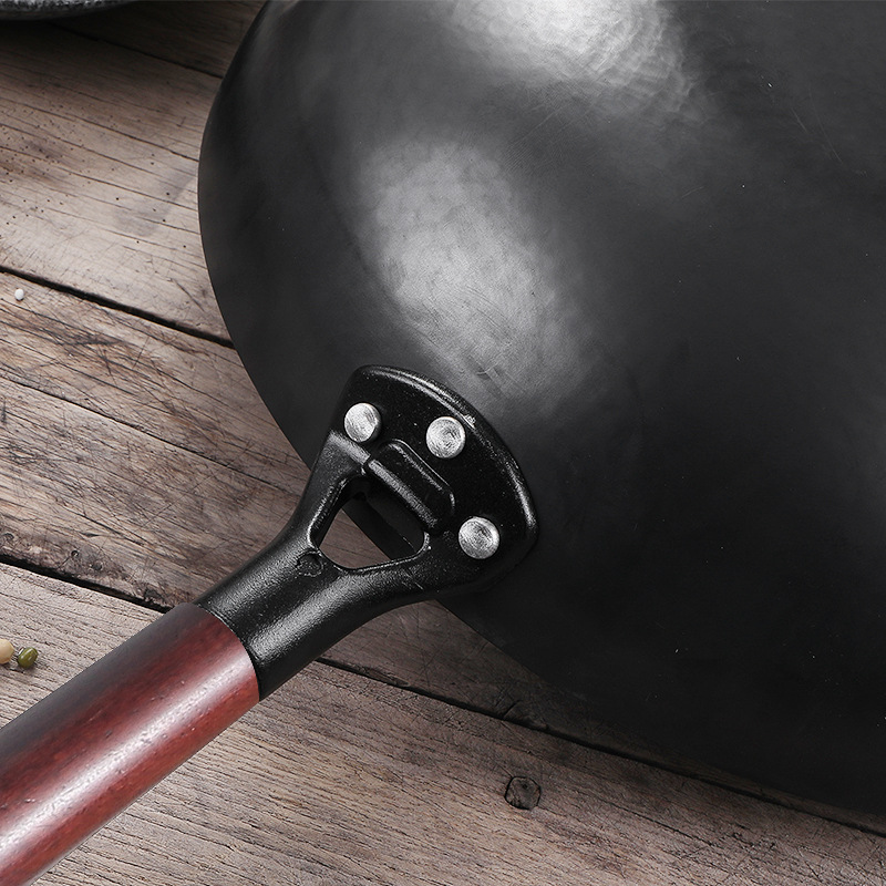 Wok Wooden Handle Accessories Are Suitable for Various Universal Wooden Handle Screw Rod to Fix Wooden Handle