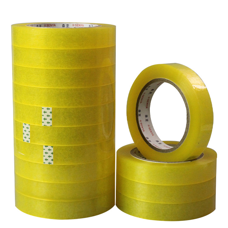 Transparent small narrow tape width 2cm net thickness 1.5cm sealing tape binding tape factory wholesale tape paper