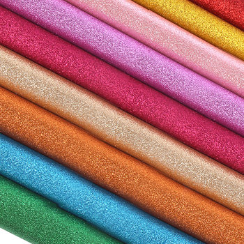 Factory Direct Supply Glitter Pu Non-Woven Glitter Handmade DIY Glitter Special Stage Wall Cloth Leather Fabric