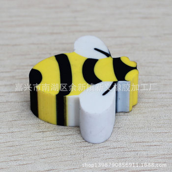 Creative Eraser Creative Bee Shape Eraser Cute Cartoon Tpr Punch Eraser