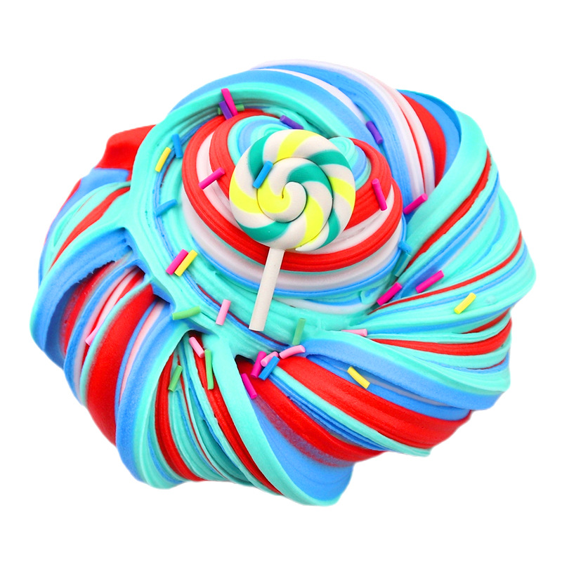 ผ้าฝ้ายโคลน slime poking โคลน DIY สีโคลน plasticine โคลนเนย...