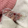 2024 New Fashion Anti-Blue Light Flat Glasses for Women Pc Full Frame Myopia Glasses Frame Optical Glasses Frame Trendyy Style