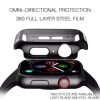 For Apple iwatch10 generation watch protective case PC tempered film 360 degree all-in-one watch case