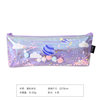 Creative Star Star quicksand pencil case ins student personalized stationery bag waterproof gorgeous stationery case laser pen case