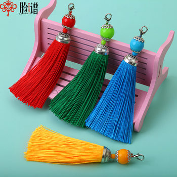 Small 12cm Lobster Clasp Tassel Tassel Vertical Draping Key Tassel DIY Alloy Small Tassel Hanging Ornaments Wholesale