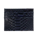 Snake pattern ink blue