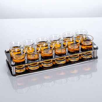 Acrylic Bullet Cup Holder Bar B52 Cup KTV Foreign Wine Cup Holder One Cup Bullet Cup Holder Small Spirits Glass Set