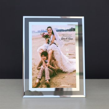 Crystal Glass Transparent Photo Frame Table Photo Studio 7inch 58inch 6inch Scandinavian Style Kidsren's Modern Decorative Glass Photo Frame