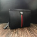 Shield Black Litchi Square Bag