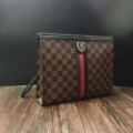 Shield Brown Check Square Bag