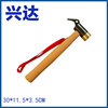 Mountain Copper Head Claw Wooden Handle Hammer Camping Multi-Functional Mountaineering Hammer Outdoor Camping Hammer Camping Portable Hammer Wholesale