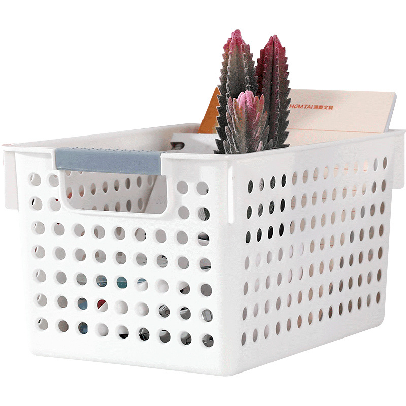 Younai Storage Basket Desktop Plastic Storage Box Kitchen Vegetable Washing Miscellaneous Storage Box Portable Fruit and Vegetable Basket