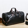 PU Leather Super Large Capacity Travel Bag Men's Business Travel Duffel Bag Travel Backpack Korean Portable Shoulder Size