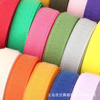 Spot supply 1cm -15cm black white color polyester Velcro nylon Velcro Velcro tape