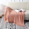 Amazon's New Sofa Blanket, Bedside Blanket, Knitted Cross-Border Blanket, Air Conditioning Blanket, Tassel Nap Wool Blanket