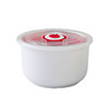 Take-out special ceramic tableware White fresh-keeping bowl sealed box Bird's Nest paste square bowl can add logo with lid lunch box