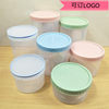 Plastic transparent sealed jar nut pudding pastry storage jar multi-capacity pet food packaging jar