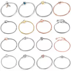 L Cartoon Mickey New Panjia Snake Bone Bracelet DIY Beaded Pendant Jewelry Making Exquisite Gifts Wholesale