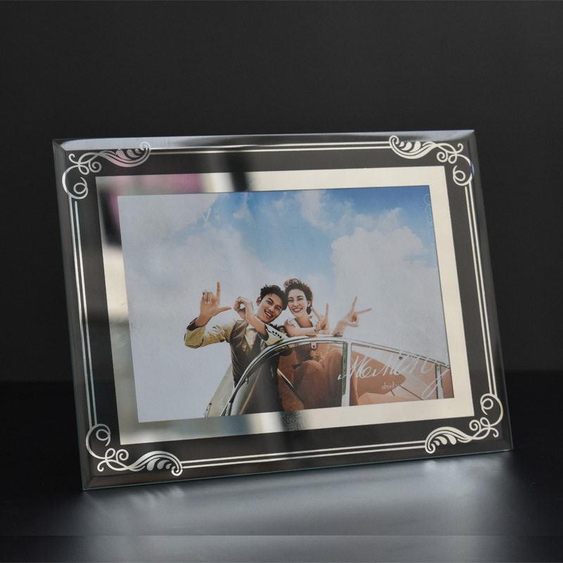 A4 Certificate A5 Crystal Glass Photo Frame Children's Photo Studio Scenic Spot Gift Decoration Table 6 Inch 7 Inch 8 Inch 10logo