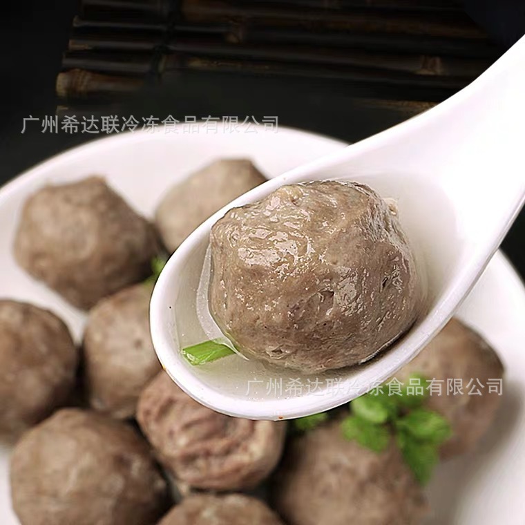 Chaoshan Beef Tendon Balls 500g/bag Hot Pot Soup Powder King Ingredients Quick-frozen Beef Tendon Balls Beef Balls
