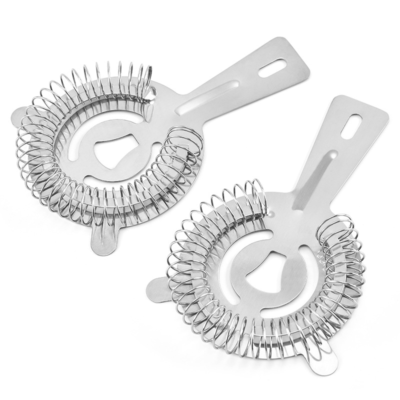 Factory wholesale 430 stainless steel ice filter bar ice separator wine mixer cocktail ice barrier ice