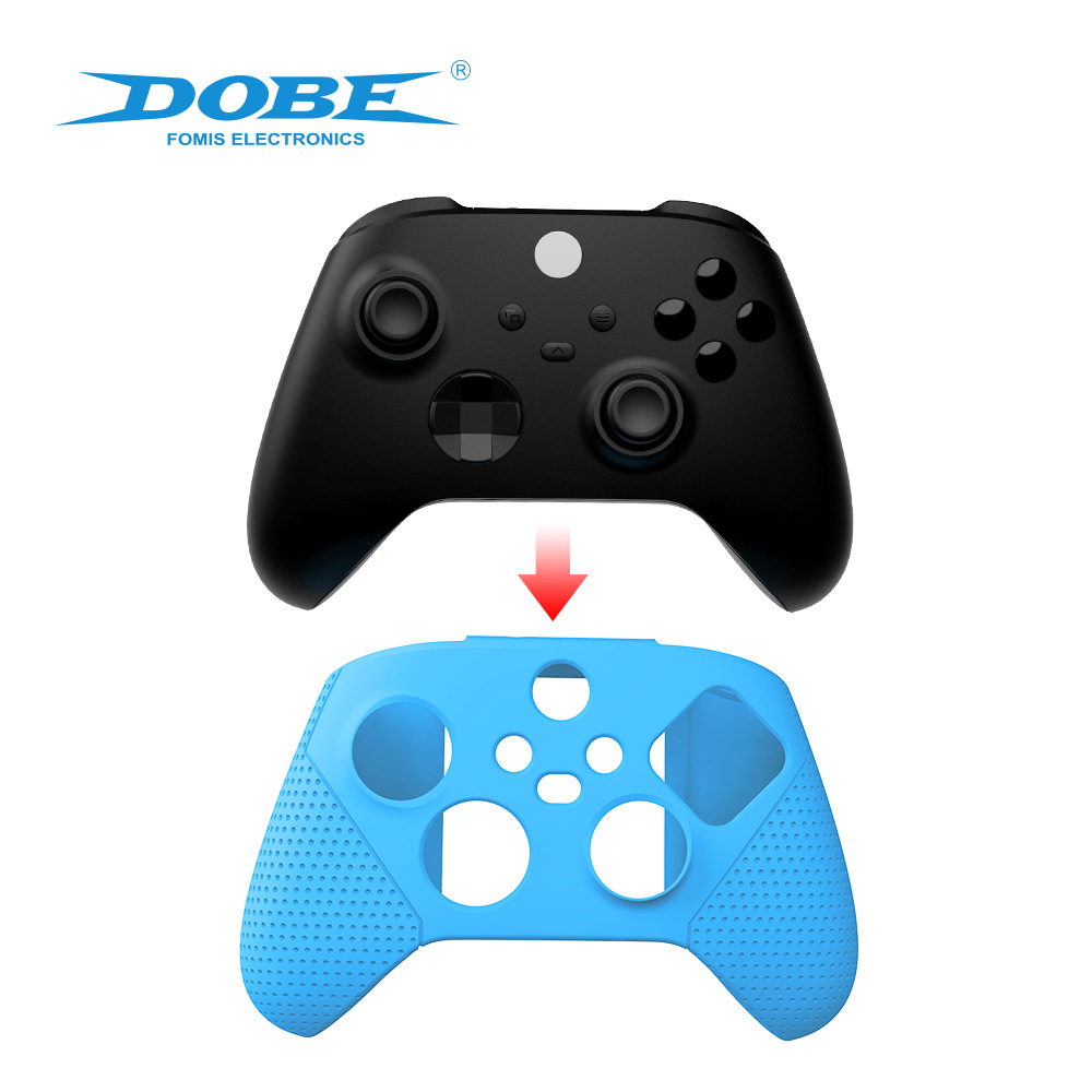 Xboxseriesx/S Handle Silicone Protective Cover Xsx Game Controller with Particle Anti-Slip Rubber Cover with Rocker Cap
