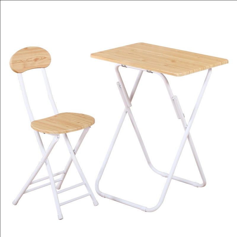 折叠桌子宿舍学习桌家用餐桌电脑桌长方桌出租房吃饭桌椅套装