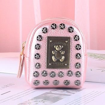 Coin purse South Korea ins cute Japanese mini simple student coin hand key chain one-piece coin purse