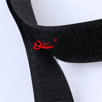 Mid-range 60 nylon hook and loop black and white spot hook with hook barbed hair buckle felt stickers mother paste Burr manufacturers