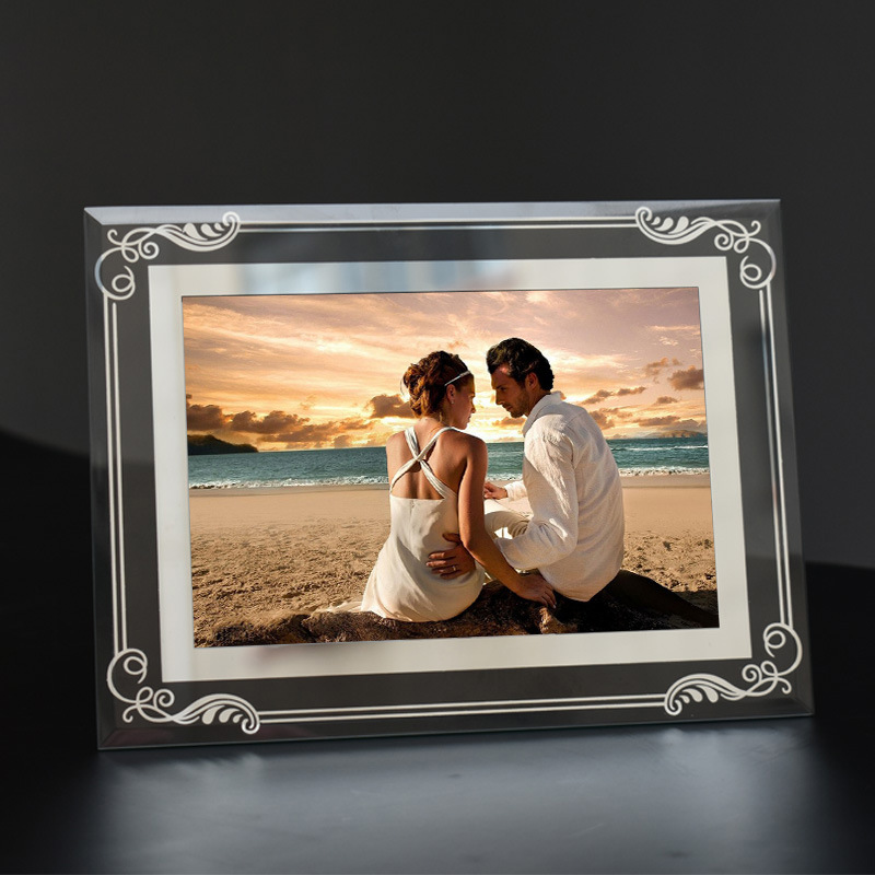 A4 Certificate A5 Crystal Glass Photo Frame Children's Photo Studio Scenic Spot Gift Decoration Table 6 Inch 7 Inch 8 Inch 10logo