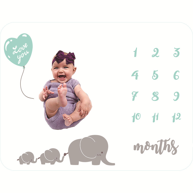 Factory New Baby Photography Blanket Baby Photography Milestone Newborn Photography Background Cloth Props Blanket