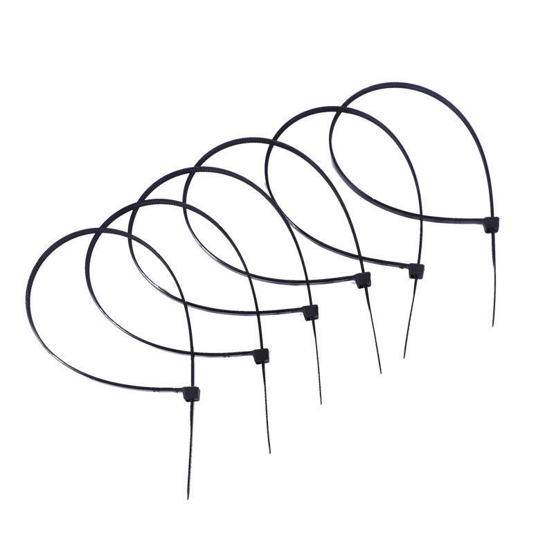 Nylon Cable Ties Self-Locking Plastic Small, Medium and Large Cable Ties Bundling Straps to Fix and Manage Cables Black and White Widened