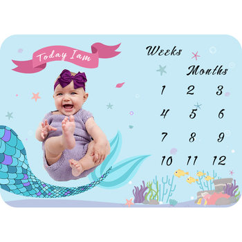 Factory New Baby Photography Blanket Baby Photography Milestone Newborn Photography Background Cloth Props Blanket