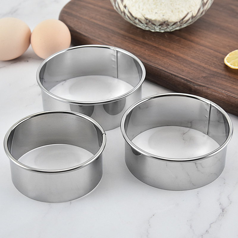 Stainless steel round dumpling wrapper mould dumpling wrapper cutter dumpling wrapper artifact tool biscuit mould