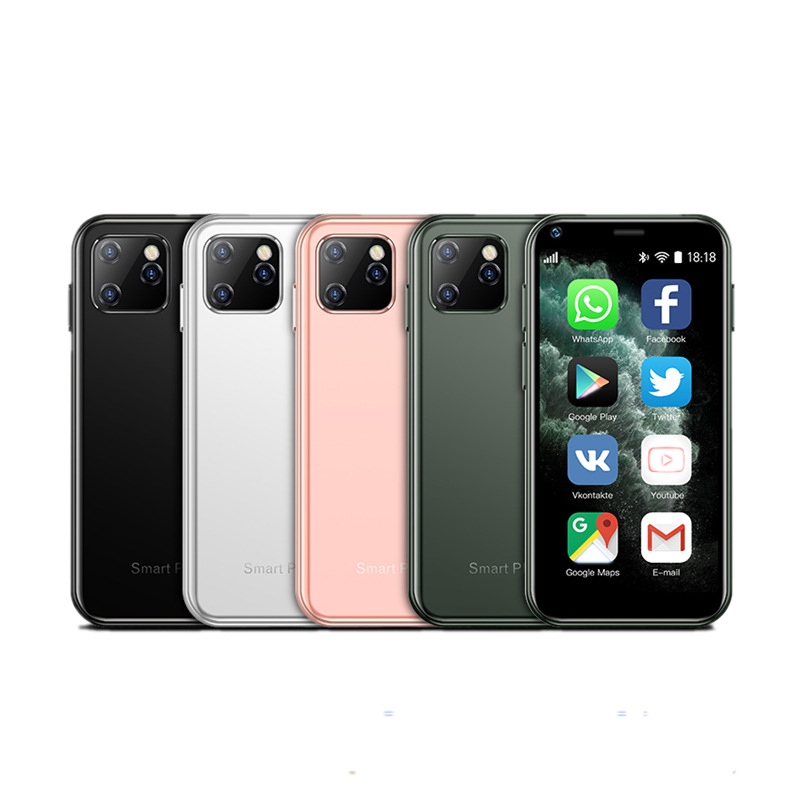 跨境爆款SOYES XS11超薄迷你手机四核智能袖珍 索野手机 双卡双待