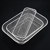 Disinfection cabinet chopsticks basket 304 stainless steel chopsticks spoon storage box draining basket rectangular storage rack chopsticks basket