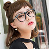 Xue Zhiqian same glasses frame men's Korean-style fashionable retro artistic glasses Internet celebrity square large frame slimming glasses women