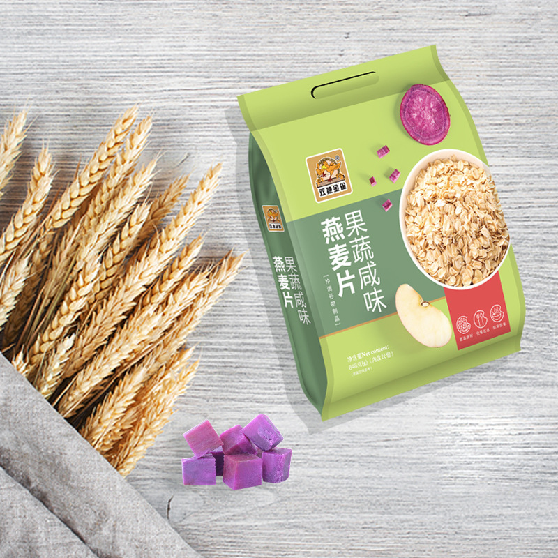 848g salty oatmeal with fruits and vegetables