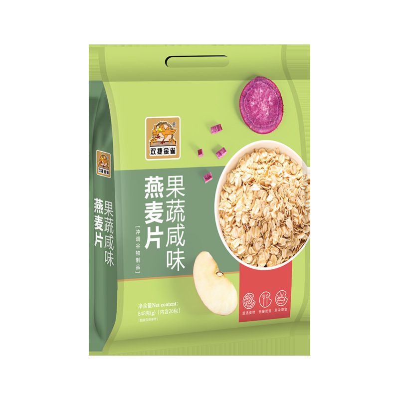 848g salty oatmeal with fruits and vegetables